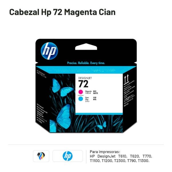 Cabezal Hp 72 Magenta Cian