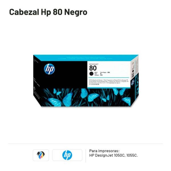 Cabezal Hp 80 Negro