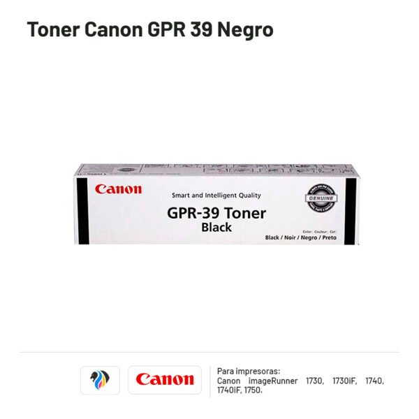 TONER CANON GPR 39 NEGRO