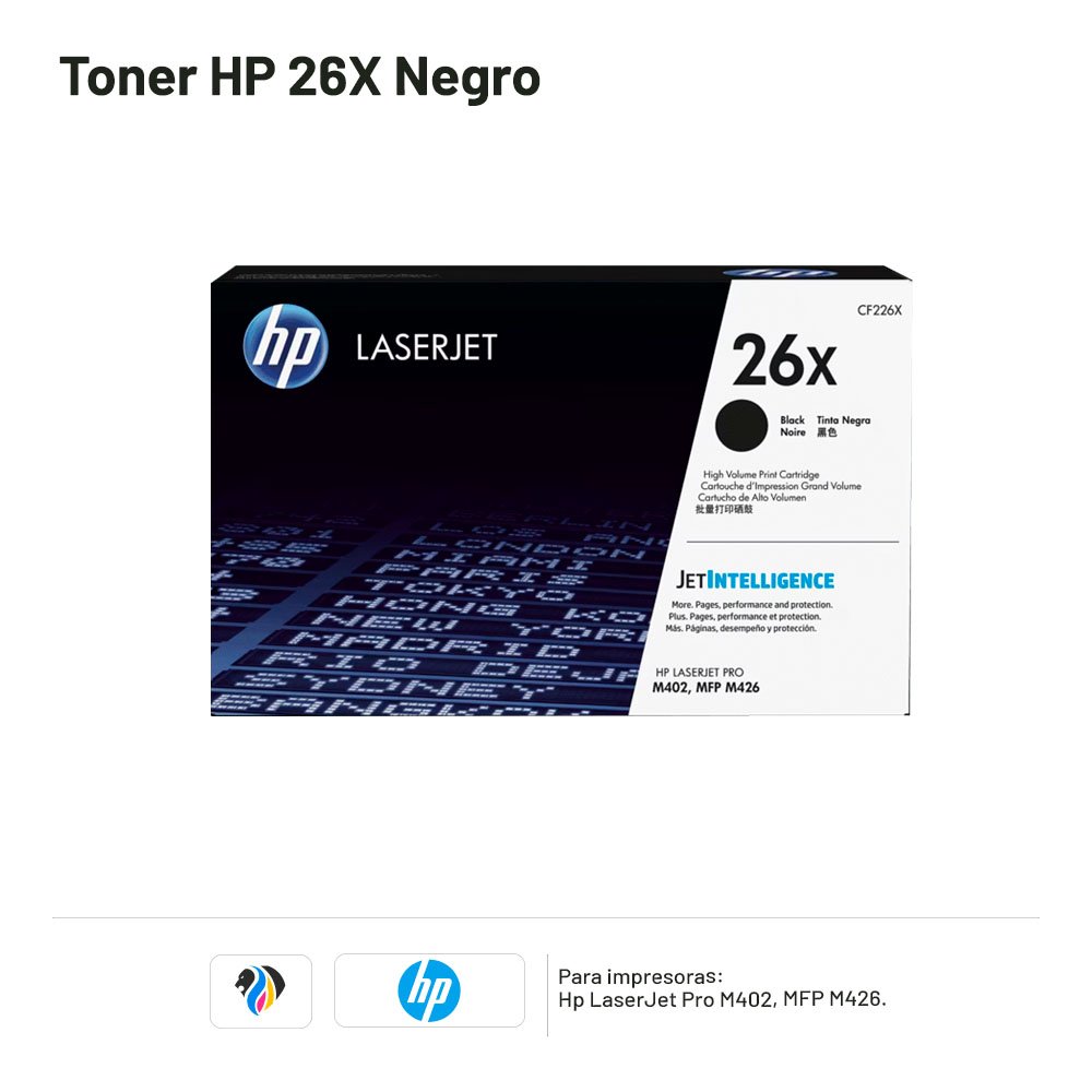 TONER HP 26X Negro