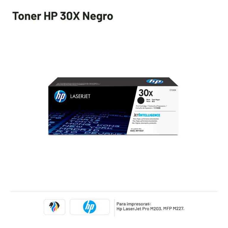 Toner HP 30X Negro para M203 227 • Nuevo