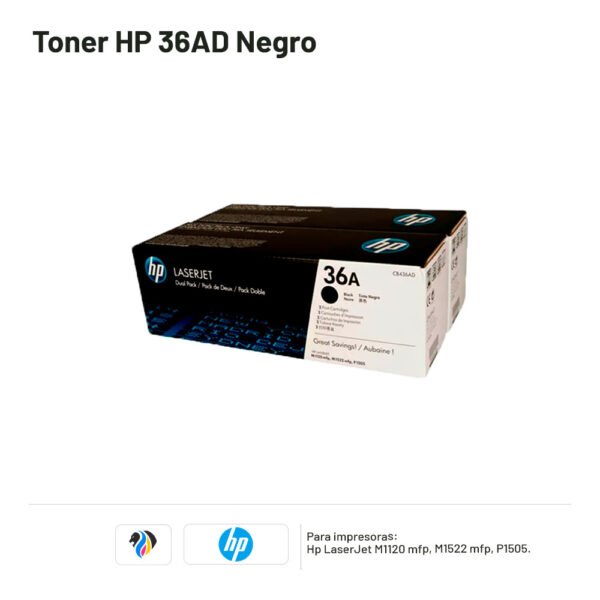 TONER HP 36AD Negro