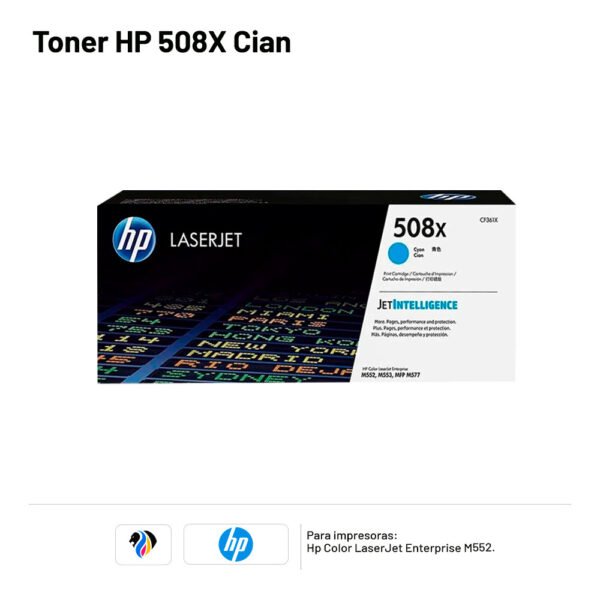TONER HP 508X Cian
