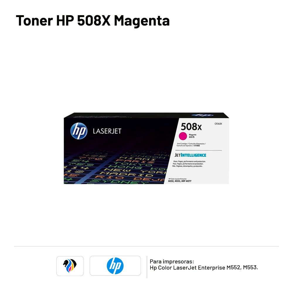 TONER HP 508X Magenta