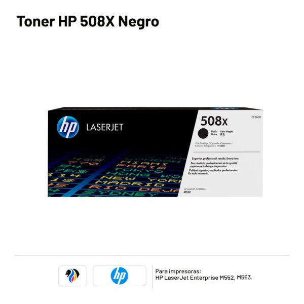 TONER HP 508X Negro