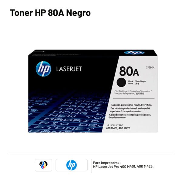 TONER HP 80A Negro