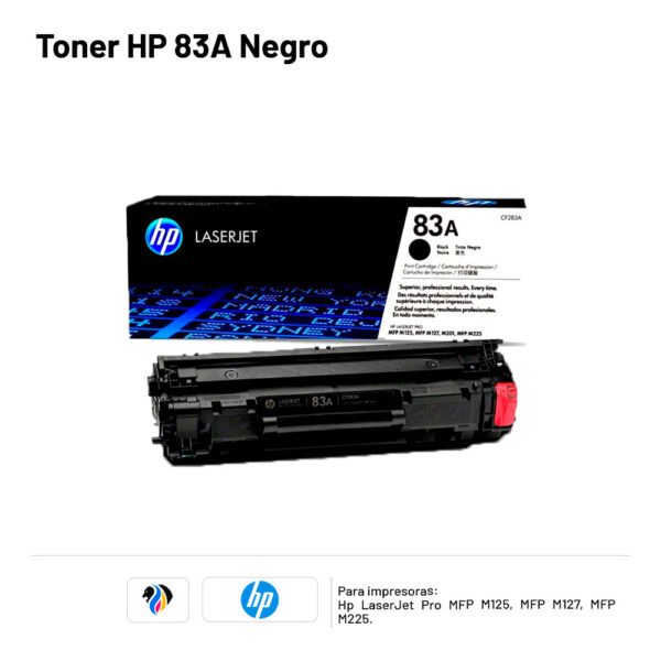 TONER HP 83A Negro
