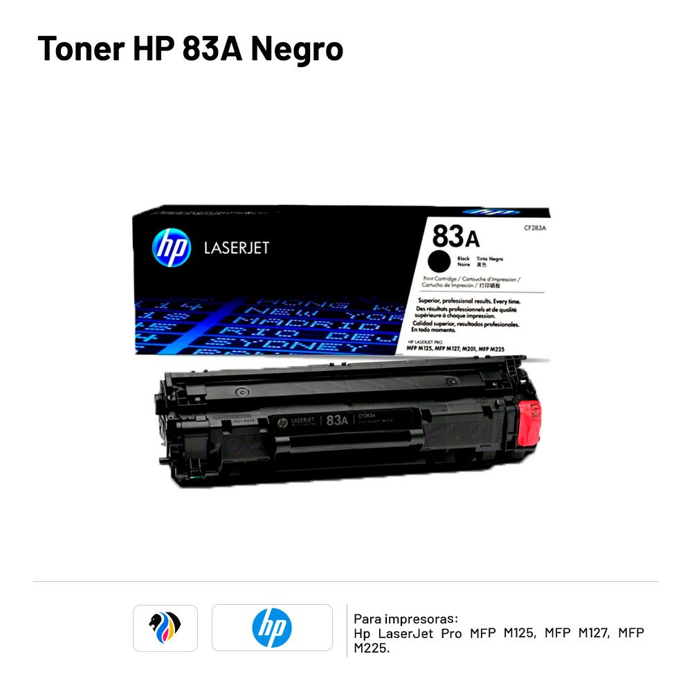 TONER HP 83A Negro