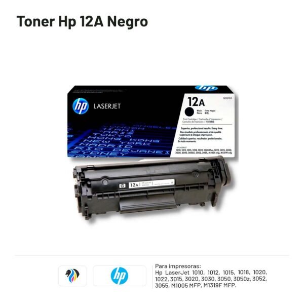 TONER HP 12A Negro