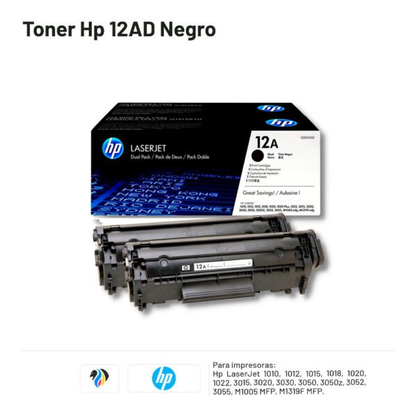TONER HP 12AD Negro
