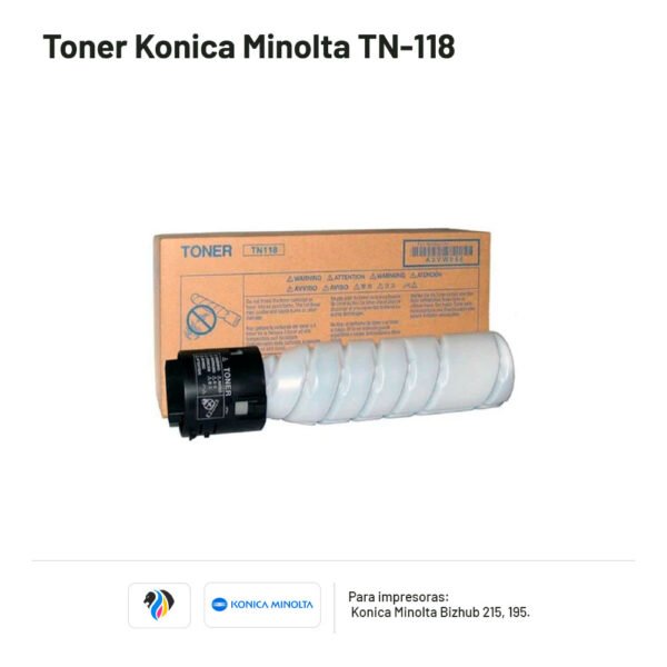 Tóner Konica Minolta TN-118