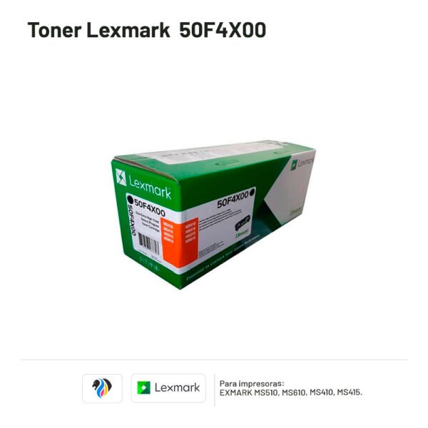 TONER LEXMARK 50F4X00