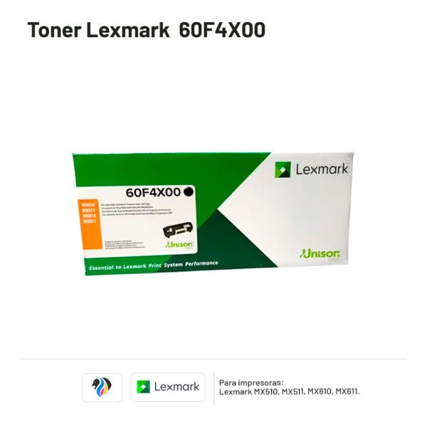 TONER LEXMARK 60F4X00