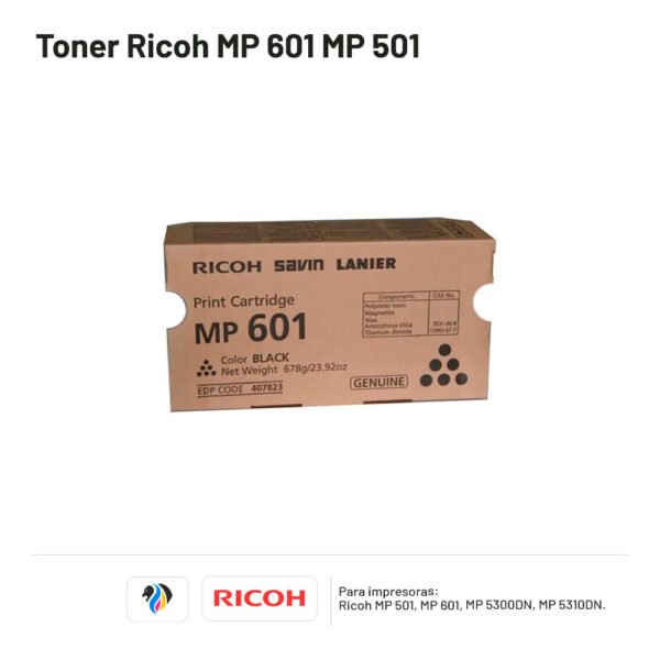 TONER RICOH MP 601 MP 501