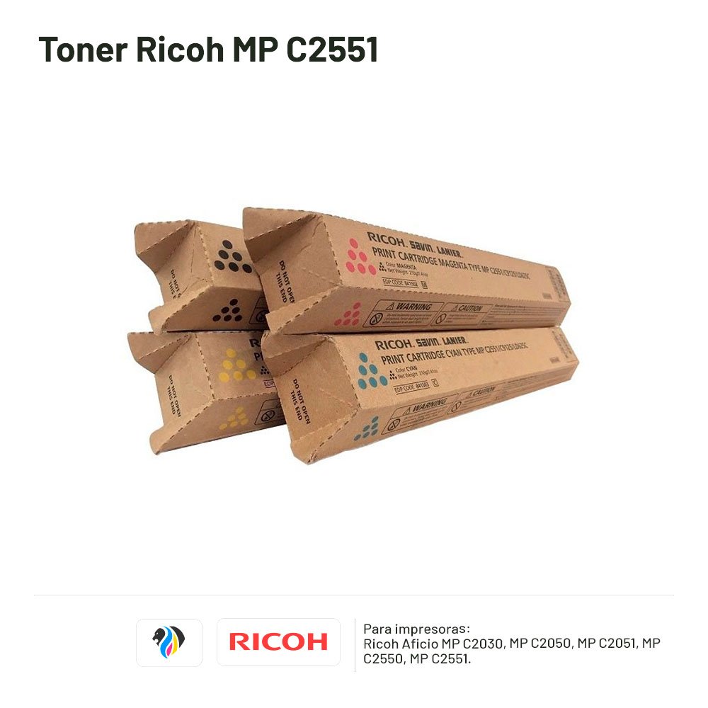 TONER RICOH MPC2551