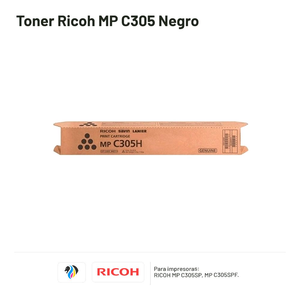 TONER RICOH MP C305 Negro