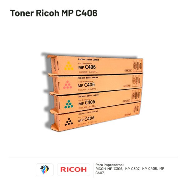 TONER RICOH MPC406