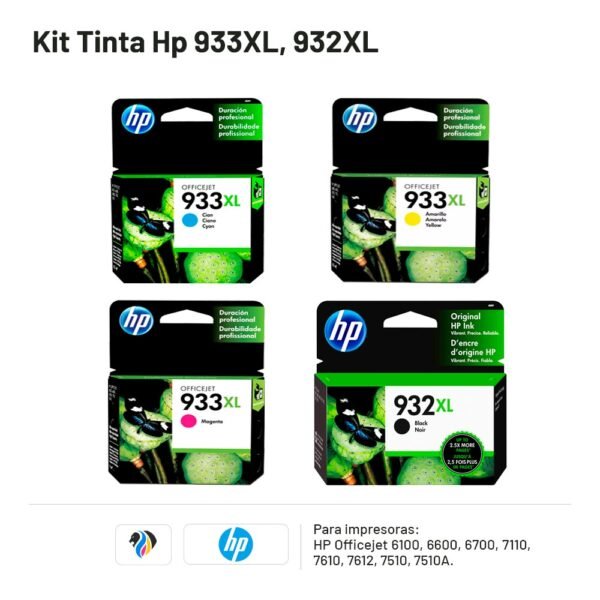KIT TINTA HP 933XL
