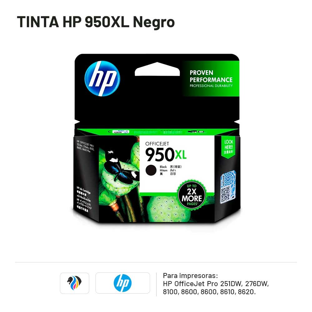 TINTA HP 950XL Negro
