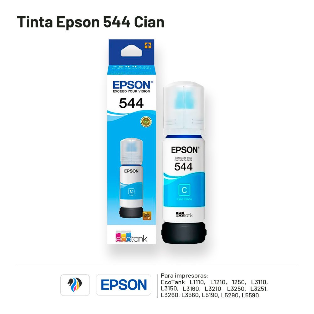 TINTA EPSON 544 CIAN