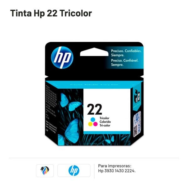 Tinta Hp 22 Tricolor