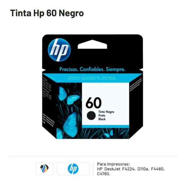 Tinta Hp 60 Negro