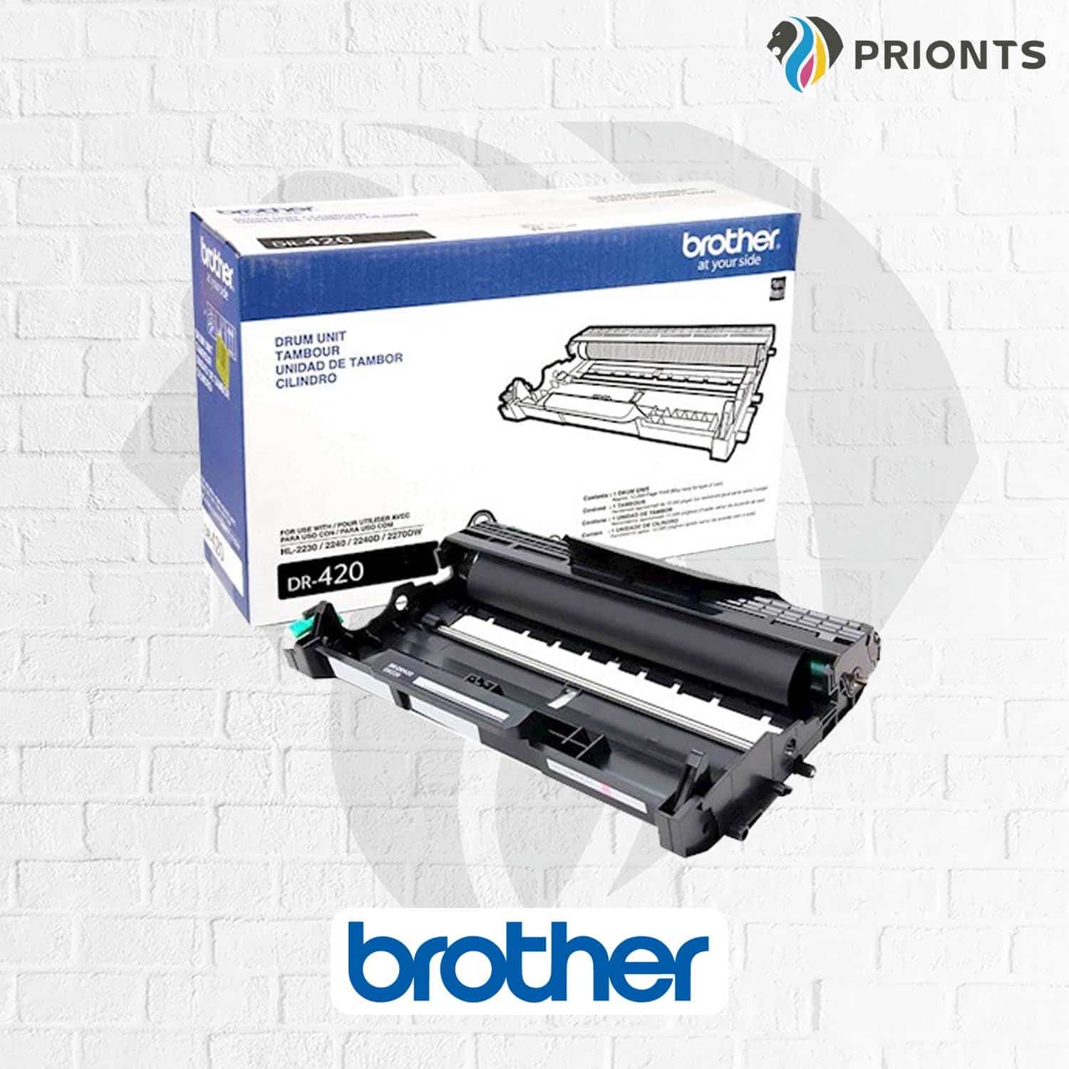 Drum BROTHER DR420 (Original) Unidad de imagen/Tambor Prionts Cartuchos originales de toner