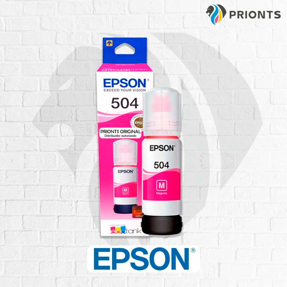 TINTA EPSON 504 MAGENTA