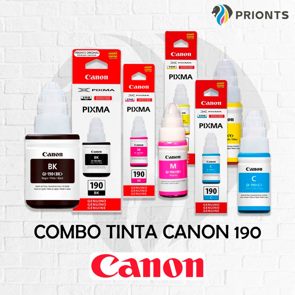 COMBO TINTA CANON GI 190