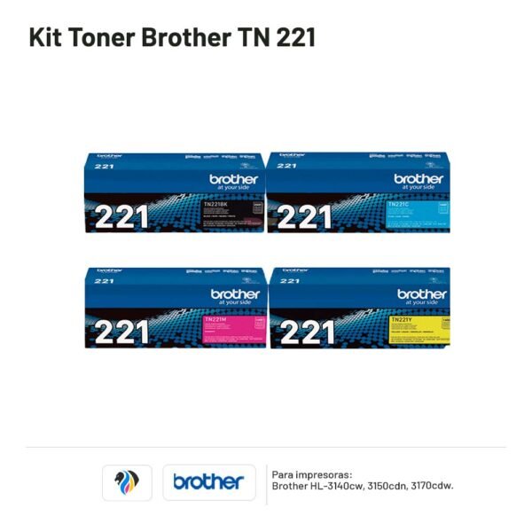 KIT TONER BROTHER TN 221