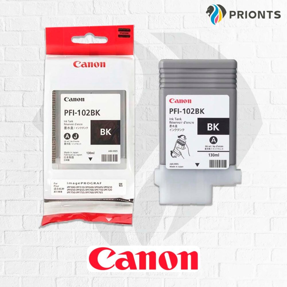 TINTA CANON PFI 102BK NEGRO