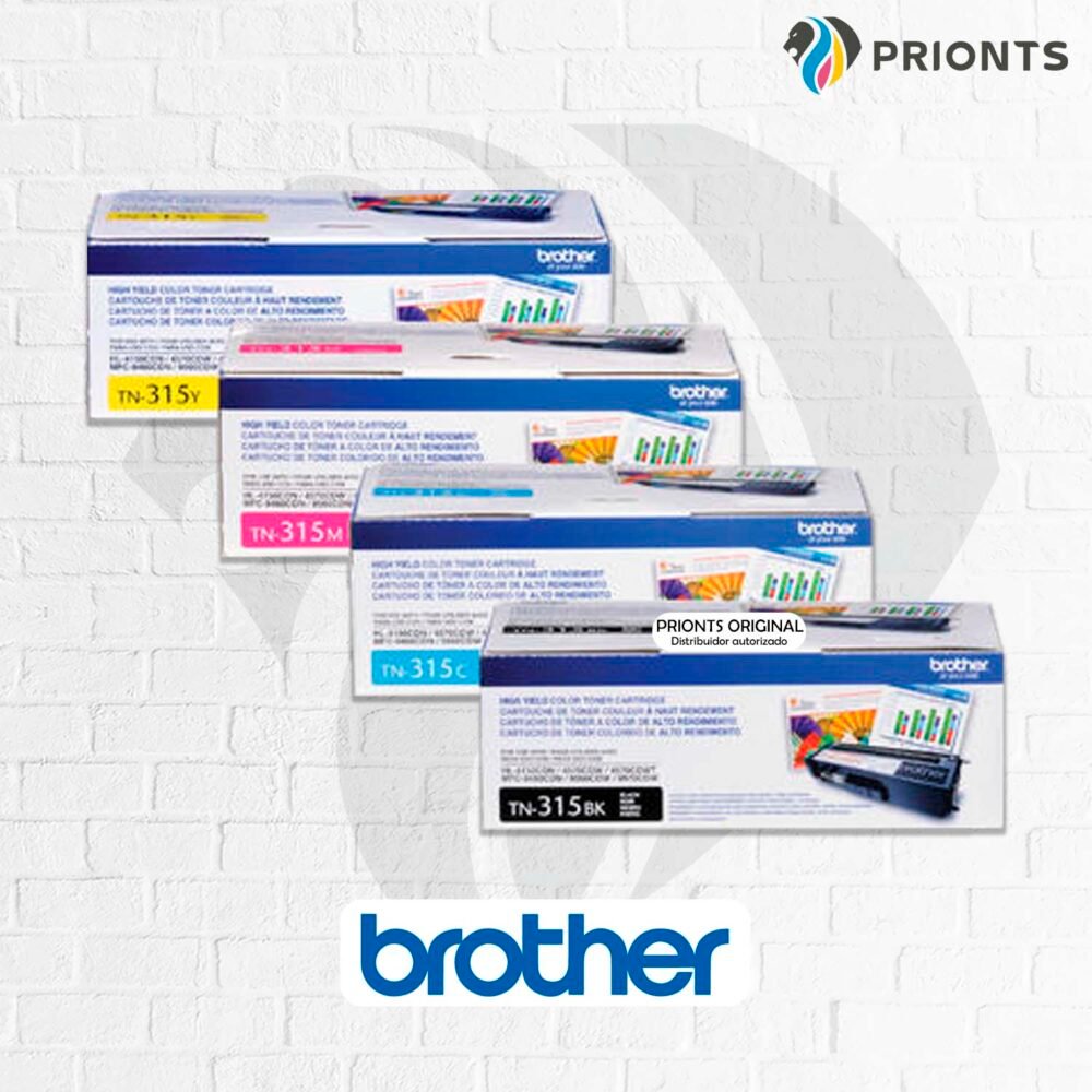 KIT TONER BROTHER TN 315 PARA 4150 4570 4570 9460