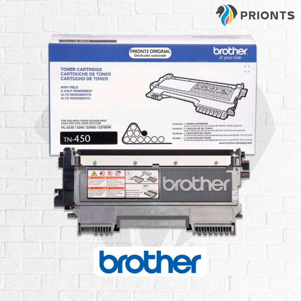 TONER BROTHER TN 450 Negro MFC7360 7460