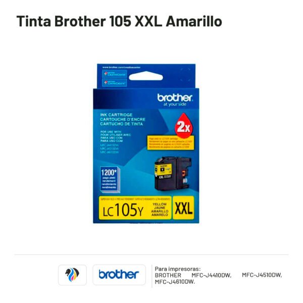 TINTA BROTHER 105 XXL