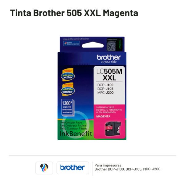 TINTA BROTHER 505 XXL MAGENTA