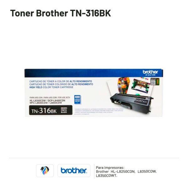 TONER BROTHER 316 NEGRO
