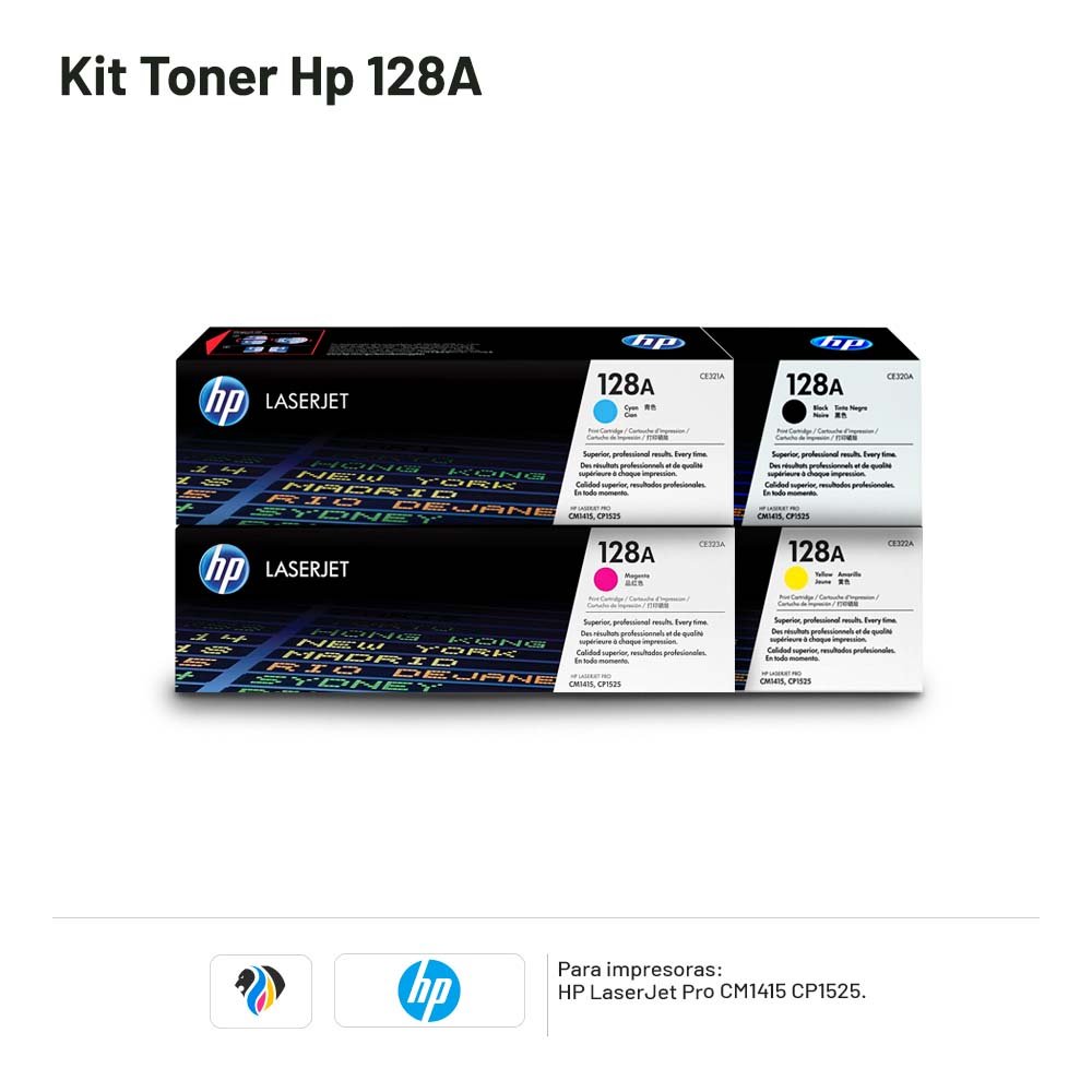 KIT TONER HP 128A
