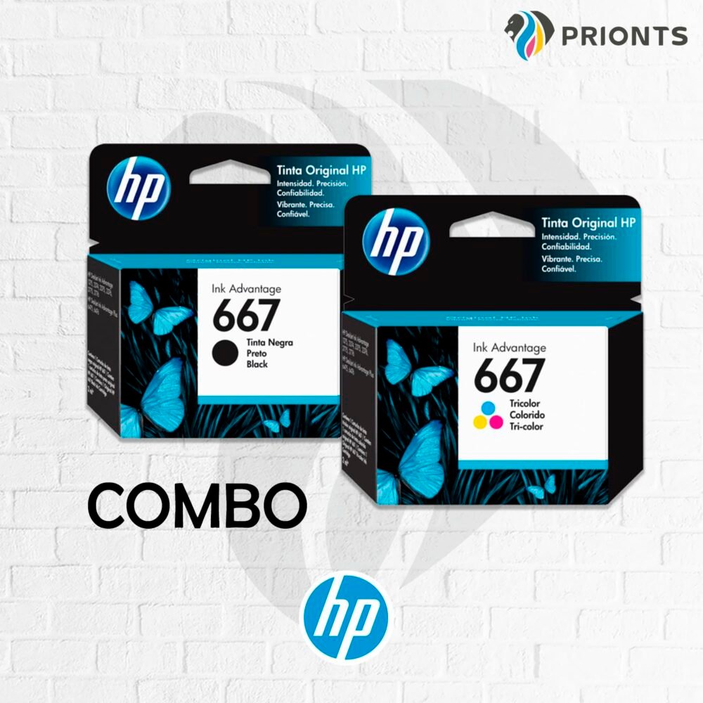 KIT TINTA HP 667 6000 6400