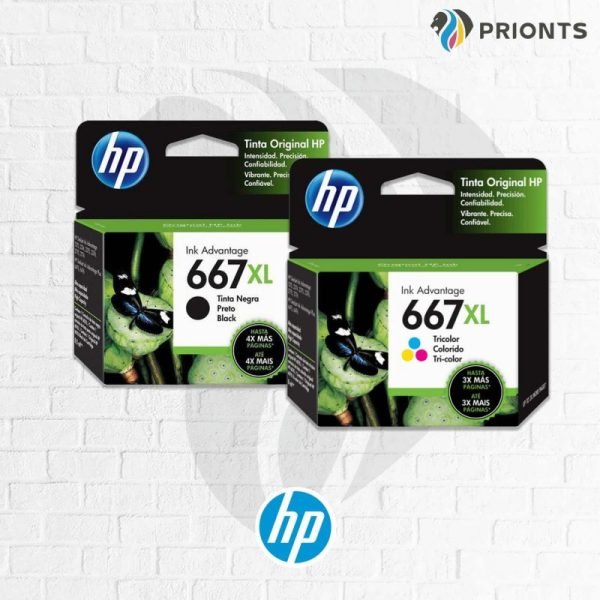 KIT TINTA HP 667XL 6000 6400