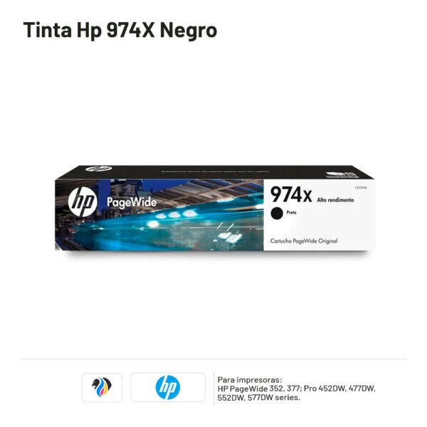 TINTA HP 974X NEGRO