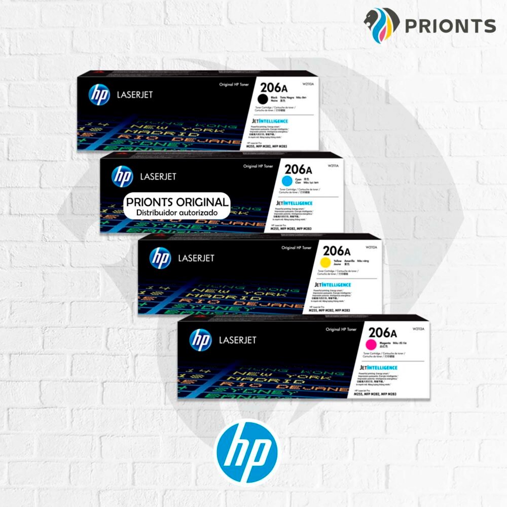 KIT TONER HP 206A PARA M255 283