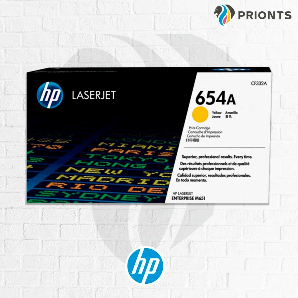TONER HP 654A AMARILLO