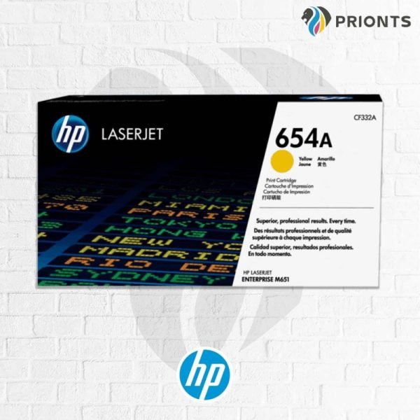 TONER HP 654A AMARILLO