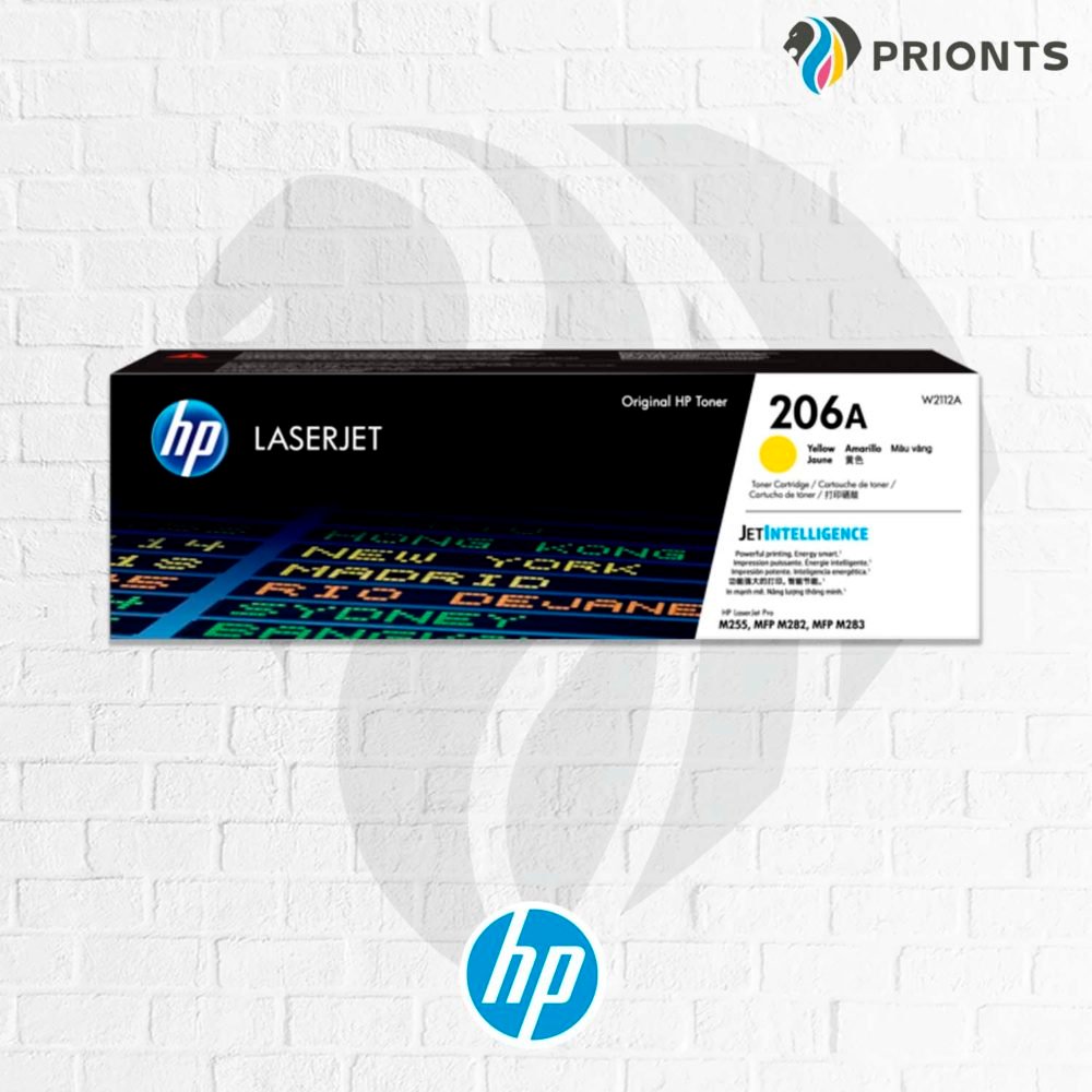 Toner Hp 206A Amarillo Para Hp M255 M282 M283