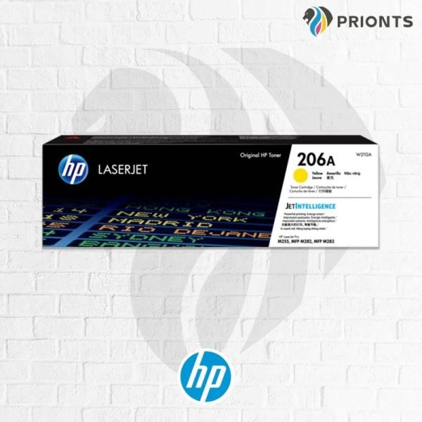 Toner Hp 206A Amarillo Para Hp M255 M282 M283