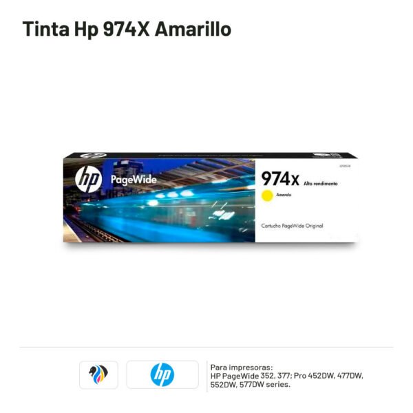 TINTA HP 974X AMARILLO