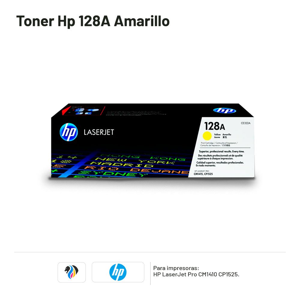 TONER HP 128A AMARILLO