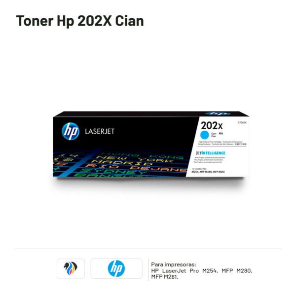 TONER HP 202X CIAN