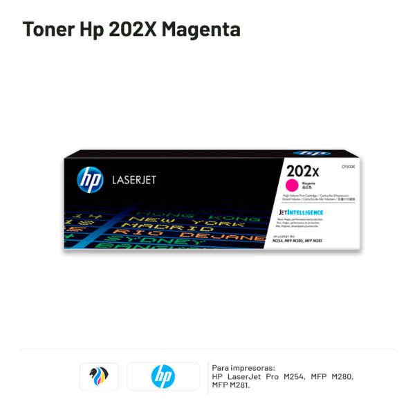 Toner Hp 202X Magenta
