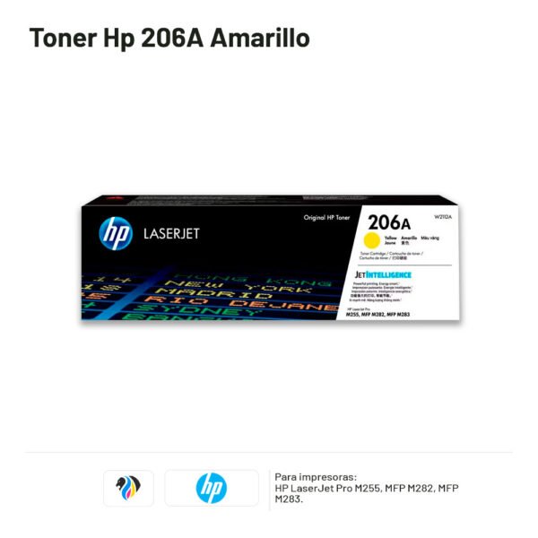 Toner Hp 206A Amarillo